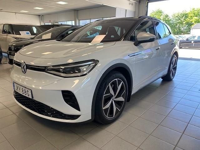 Vit Begagnad 2022 VW ID.4 GTX SUV | 319 900 kr (Bra pris) - Bild 1/4