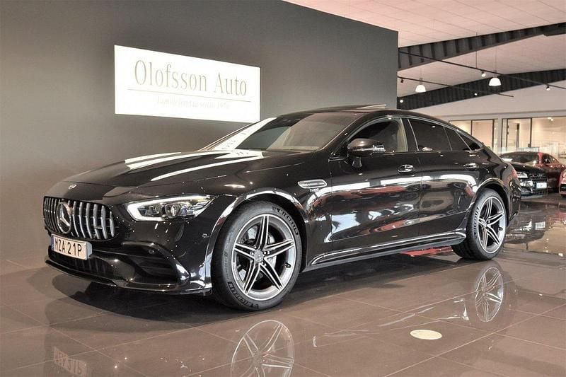 Svart Begagnad 2019 Mercedes AMG GT 43 AMG Sportkupé | 699 000 kr (Bra pris) - Bild 1/4