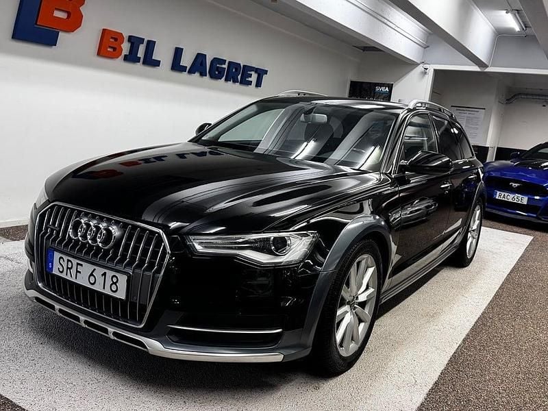 Svart Begagnad 2015 Audi A6 Allroad Sport Kombi | 159 900 kr (Bra pris) - Bild 1/4
