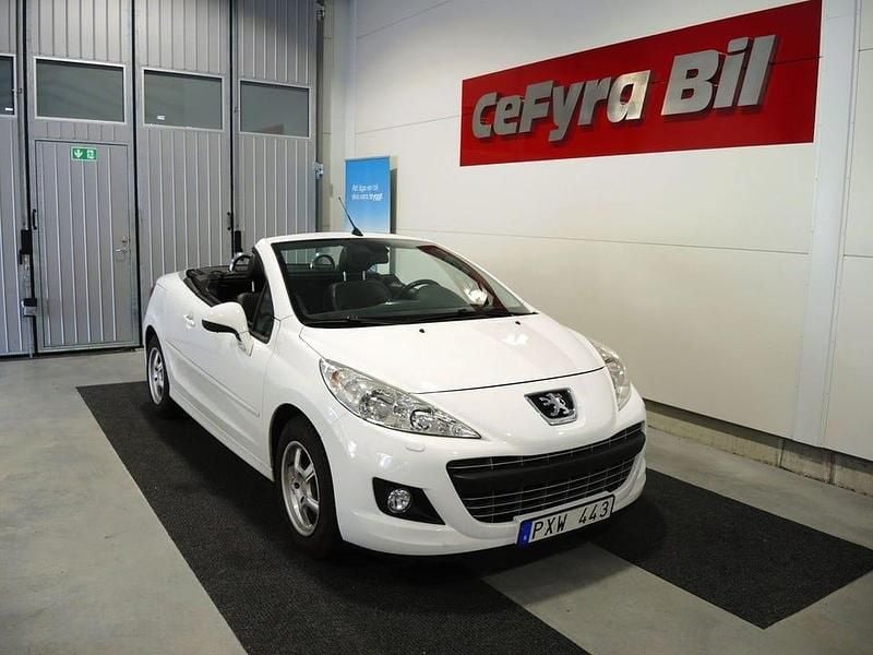 Vit Begagnad 2010 Peugeot 207 CC Cab | 46 000 kr (Bra pris) - Bild 1/4