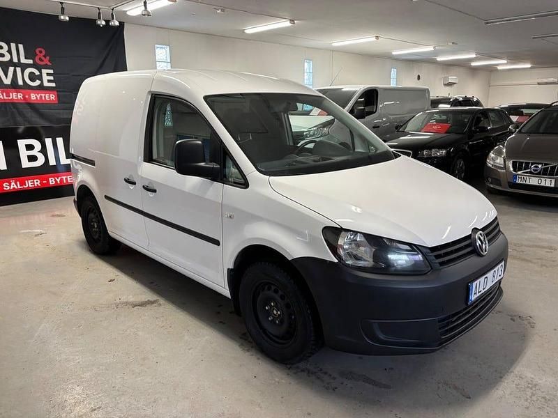Begagnad VW Caddy 75 HK (55 kW) 2014 Vit Minibuss