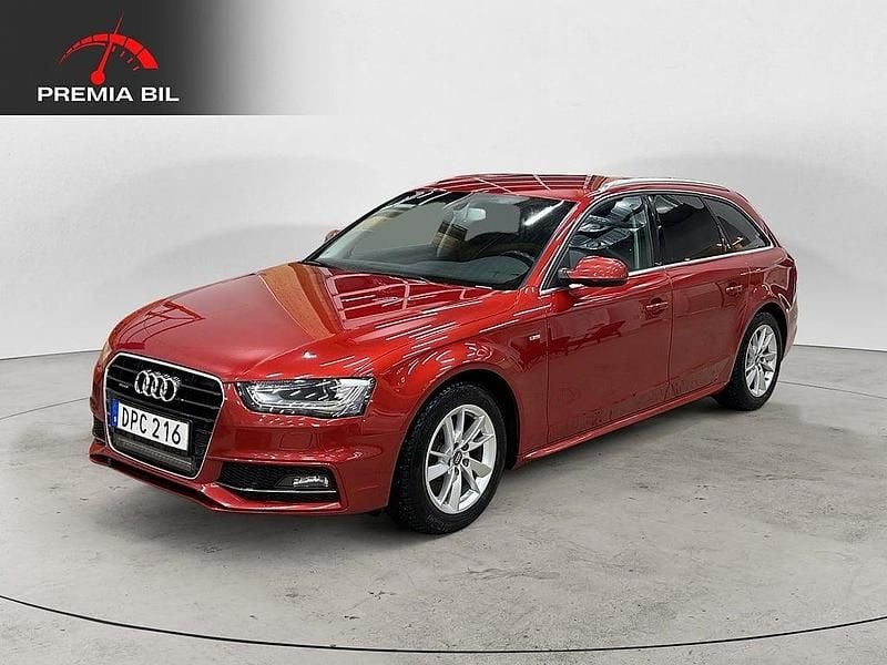 Röd Begagnad 2014 Audi A4 S-Line Kombi | 149 800 kr (Marknadspris) - Bild 1/4