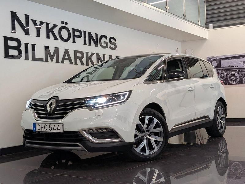 Vit Begagnad 2017 Renault Espace Minibuss | 173 900 kr (Marknadspris) - Bild 1/4