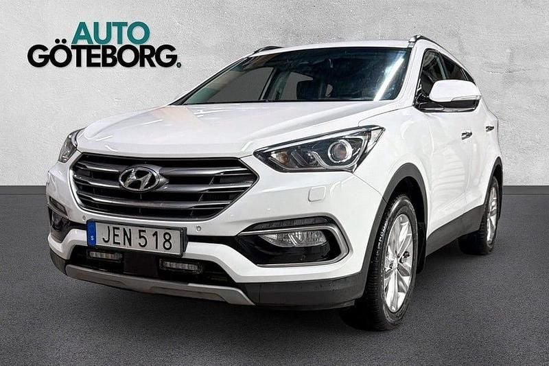 Vit Begagnad 2015 Hyundai Santa Fe SUV | 164 900 kr (Marknadspris) - Bild 1/3