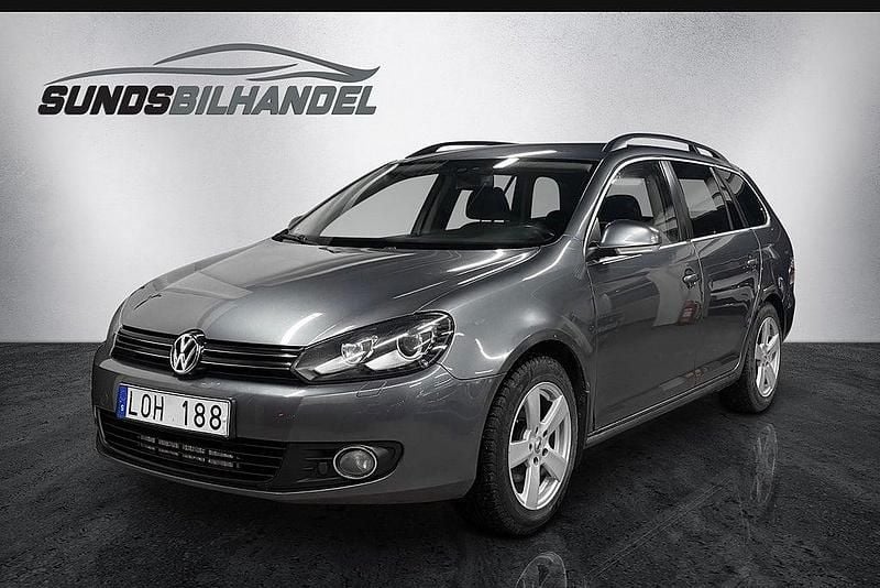 Mörkgrå Begagnad 2011 VW Golf VI Kombi | 49 900 kr (Marknadspris) - Bild 1/4