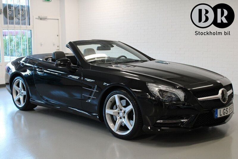 Svart Begagnad 2014 Mercedes SL500 AMG Cab | 469 900 kr - Bild 1/4