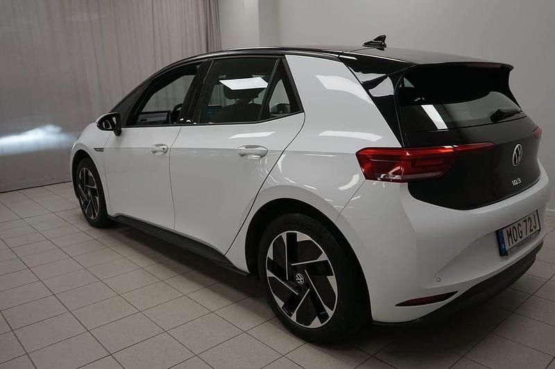 Begagnad VW ID.3 Pro Performance 152 kW (207 HK) 2021 Vit Halvkombi