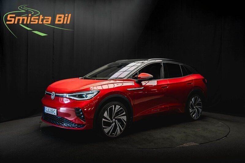 Röd Begagnad 2021 VW ID.4 GTX SUV | 308 800 kr (Bra pris) - Bild 1/2