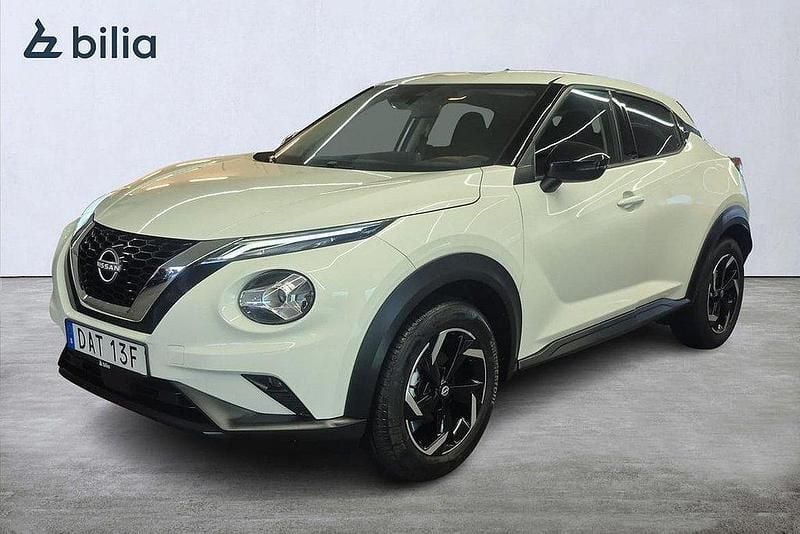 Vit Begagnad 2024 Nissan Juke Acenta SUV | 179 000 kr (Bra pris) - Bild 1/3