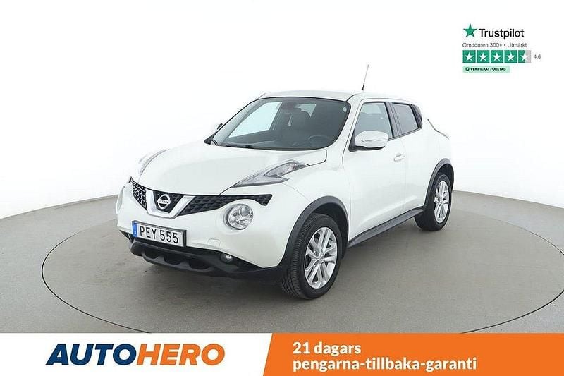 Vit Begagnad 2017 Nissan Juke SUV | 120 000 kr (Marknadspris) - Bild 1/4