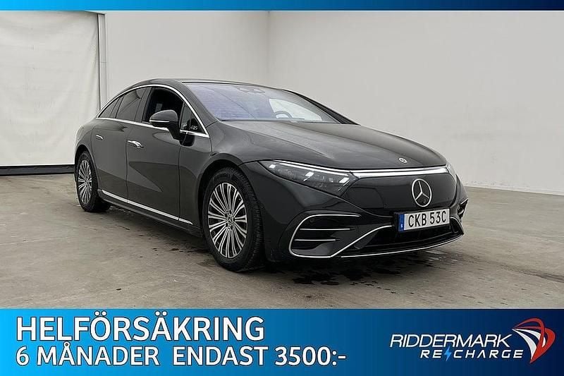 Begagnad Mercedes EQS450+ Premium 264 kW (360 HK) 2021 Svart Halvkombi