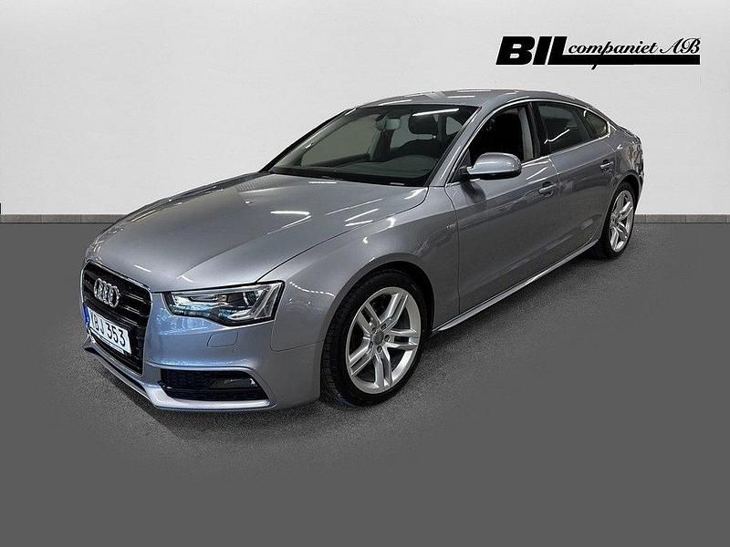 Grå Begagnad 2015 Audi A5 Sportback Sportkupé | 199 000 kr (Dyr) - Bild 1/4