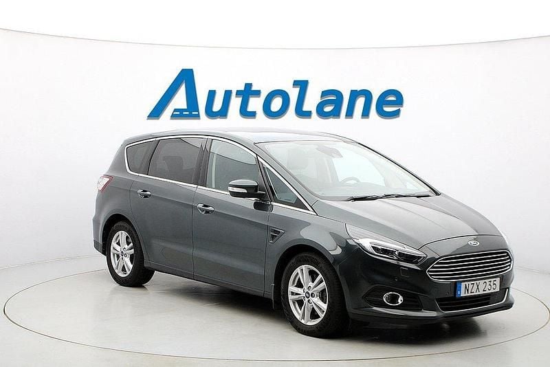 Grön Begagnad 2016 Ford S-MAX Business Edition Minibuss | 139 900 kr (Bra pris) - Bild 1/3
