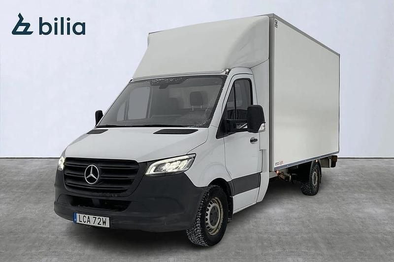 Vit Begagnad 2021 Mercedes Sprinter Van | 379 900 kr (Bra pris) - Bild 1/4