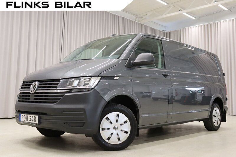 Grå (indiumgrå metallic) Begagnad 2023 VW T6.1 Van | 379 900 kr (Superpris) - Bild 1/4