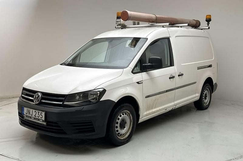 Vit Begagnad 2019 VW Caddy Maxi Minibuss | 99 000 kr (Superpris) - Bild 1/4