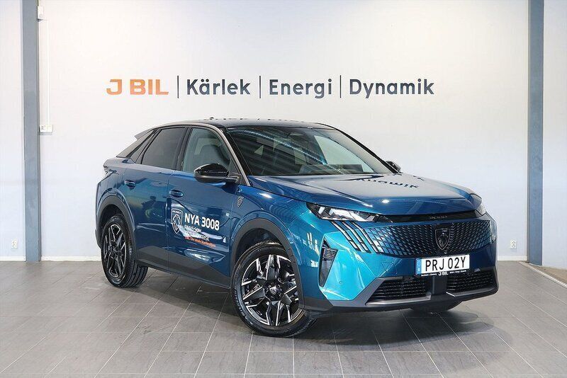 Blå obsession Begagnad 2024 Peugeot 3008 GT SUV | 369 900 kr - Bild 1/4