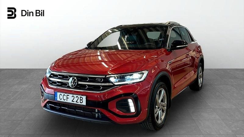 Röd Begagnad 2022 VW T-Roc R-line SUV | 329 900 kr (Marknadspris) - Bild 1/4