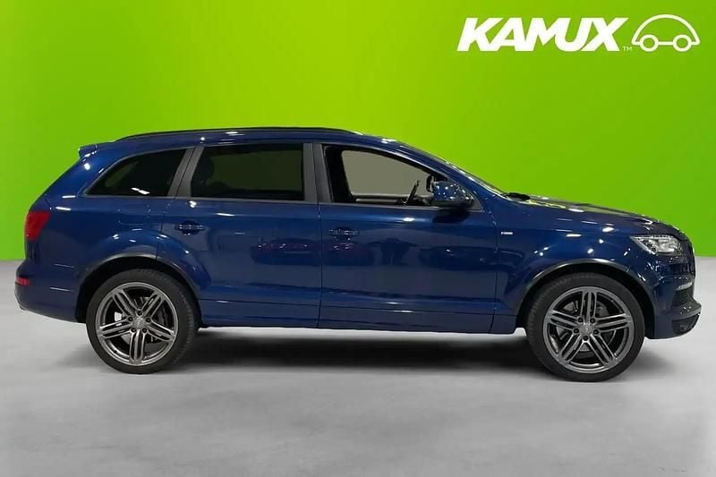 Begagnad Audi Q7 S-Line 245 HK (180 kW) 2014 Blå SUV