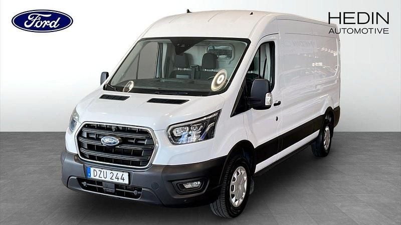 Vit (white) Begagnad 2021 Ford Transit Van | 270 000 kr (Superpris) - Bild 1/4