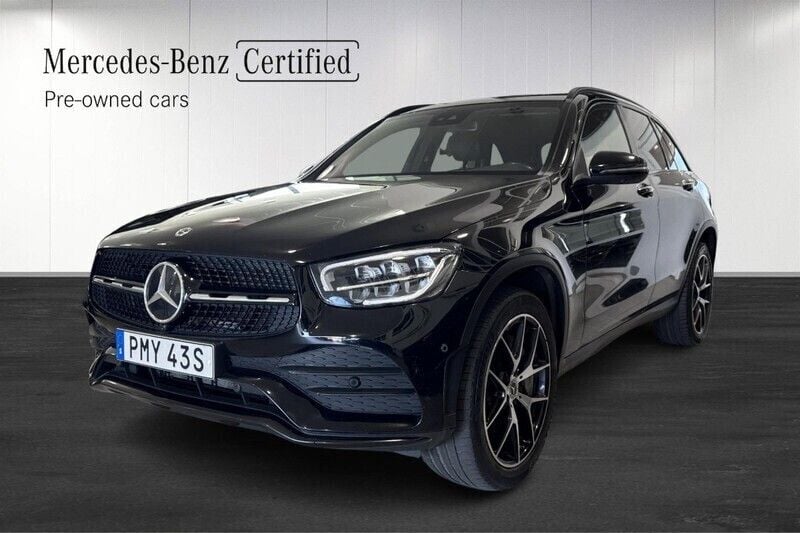 Svart (grey) Begagnad 2022 Mercedes GLC300e AMG line Plus SUV | 399 000 kr (Bra pris) - Bild 1/4
