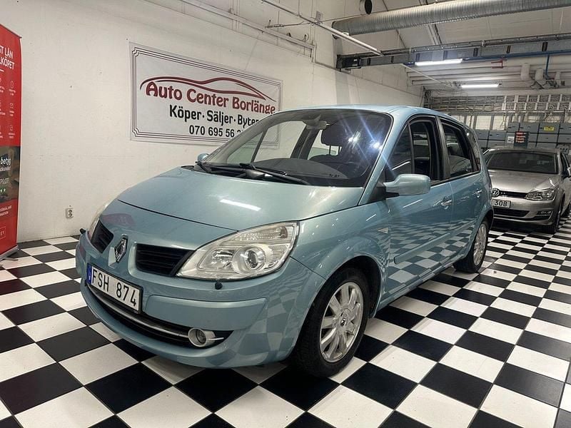 Ljusblå Begagnad 2007 Renault Scénic II Minibuss | 44 900 kr (Dyr) - Bild 1/4