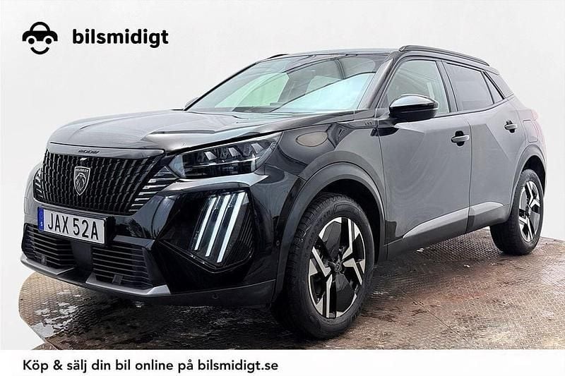 Svart Begagnad 2024 Peugeot 2008 GT SUV | 264 400 kr (Marknadspris) - Bild 1/3