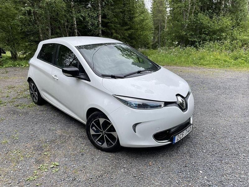 Vit Begagnad 2018 Renault Zoe Halvkombi | 54 000 kr (Bra pris) - Bild 1/4