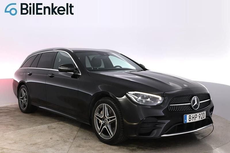 Svart Begagnad 2022 Mercedes E300 AMG Kombi | 398 900 kr - Bild 1/4
