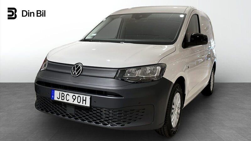 Vit Ny 2025 VW Caddy Minibuss | 331 125 kr (Marknadspris) - Bild 1/4
