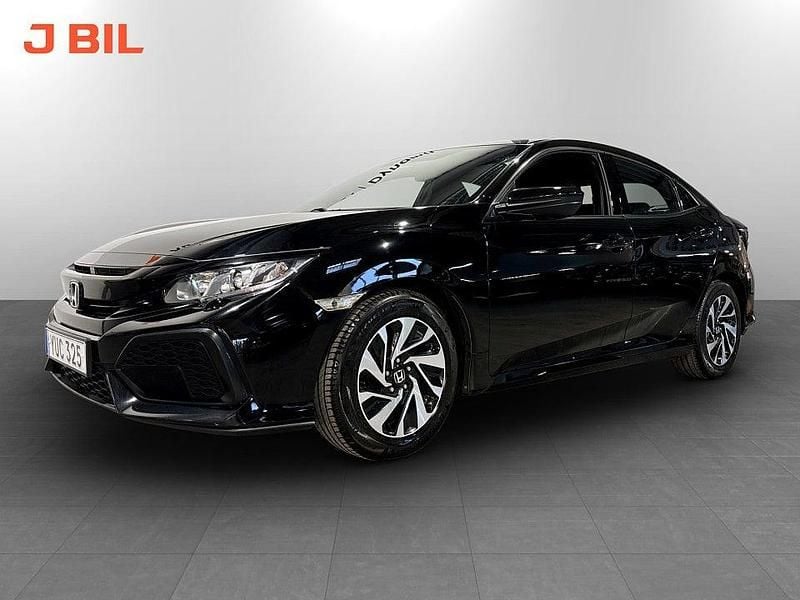 Svart Begagnad 2017 Honda Civic Comfort Halvkombi | 139 800 kr (Bra pris) - Bild 1/3