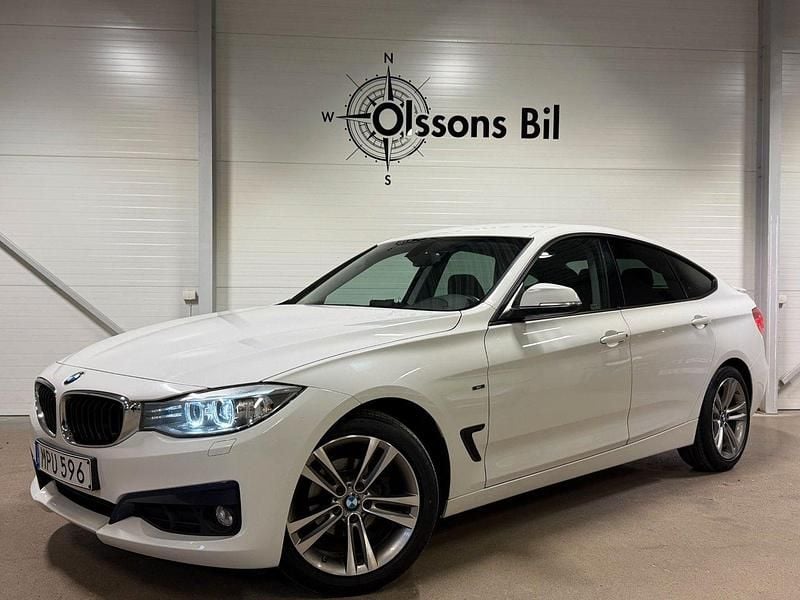 Vit Begagnad 2014 BMW 318 Gran Turismo Halvkombi | 159 900 kr (Lite dyr) - Bild 1/4