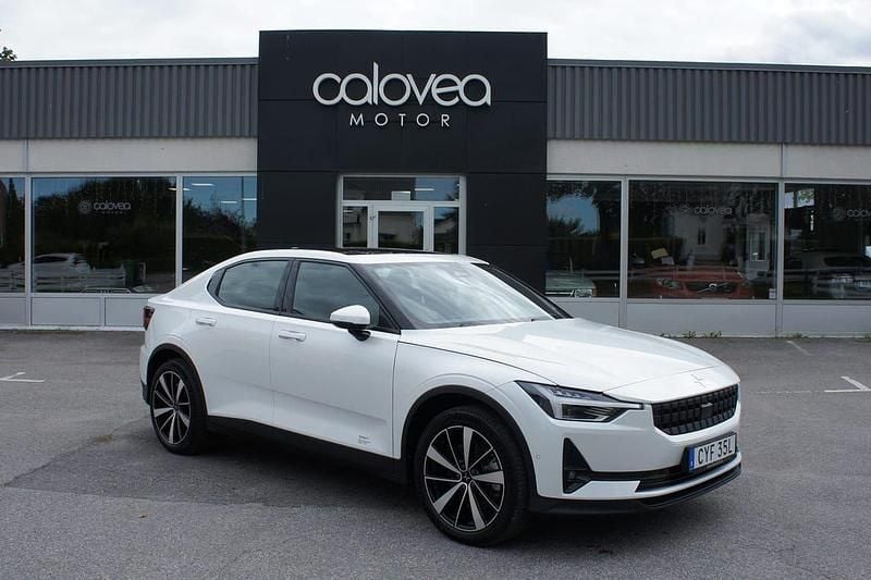 Vit Begagnad 2022 Polestar 2 Pilot Sedan | 319 900 kr (Marknadspris) - Bild 1/4