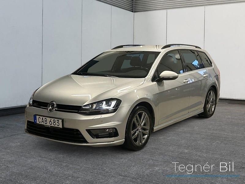 Silver Begagnad 2015 VW Golf VII R-line | 154 700 kr (Marknadspris) - Bild 1/4