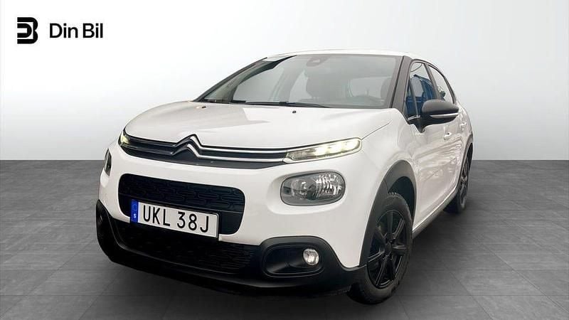 Begagnad Citroën C3 PureTech 83 HK (61 kW) 2020 Vit Halvkombi