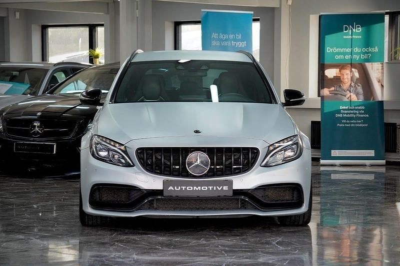 Begagnad Mercedes C63S AMG AMG 510 HK (375 kW) 2016 Silver (frozen silver) Kombi