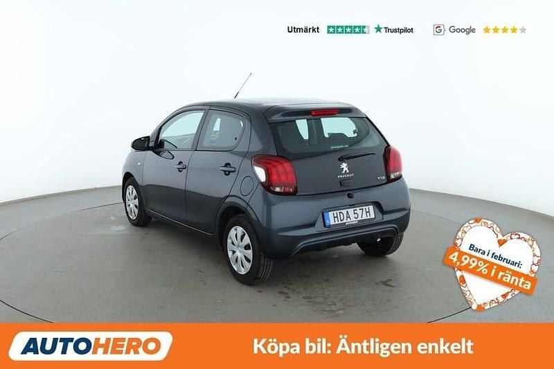 Begagnad Peugeot 108 Active 72 HK (52 kW) 2020 Grå Halvkombi