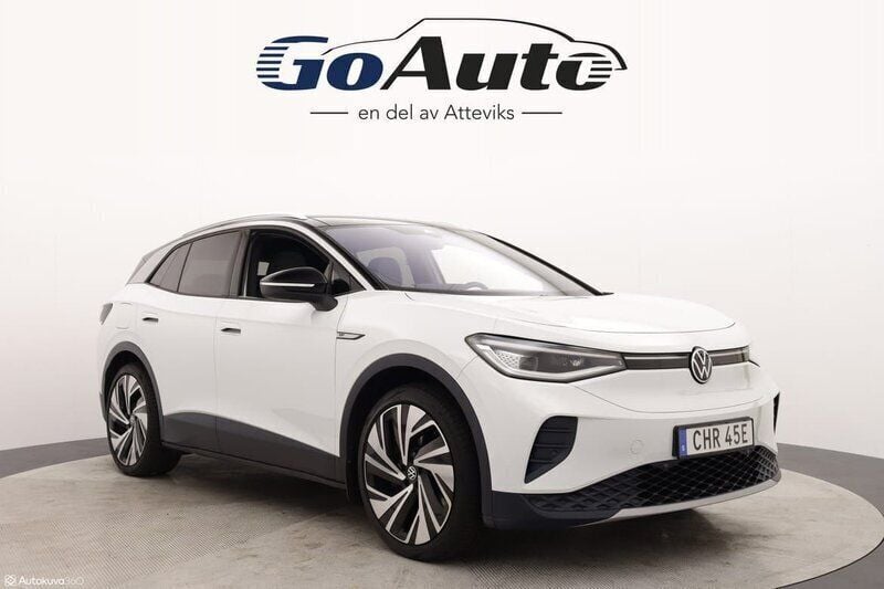 Vit Begagnad 2021 VW ID.4 Pro Performance SUV | 299 500 kr (Lite dyr) - Bild 1/4