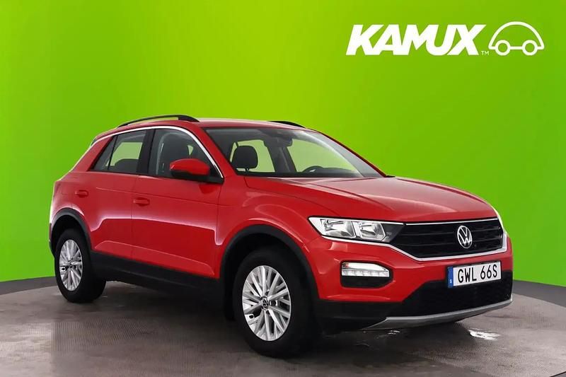 Röd Begagnad 2021 VW T-Roc SUV | 191 800 kr (Marknadspris) - Bild 1/4