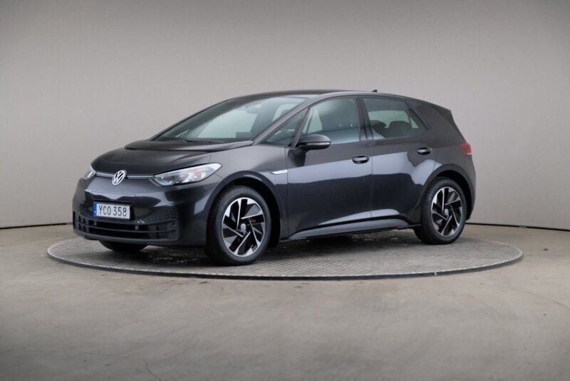 Mörkgrå Begagnad 2021 VW ID.3 Pro Performance Halvkombi | 215 000 kr (Bra pris) - Bild 1/4