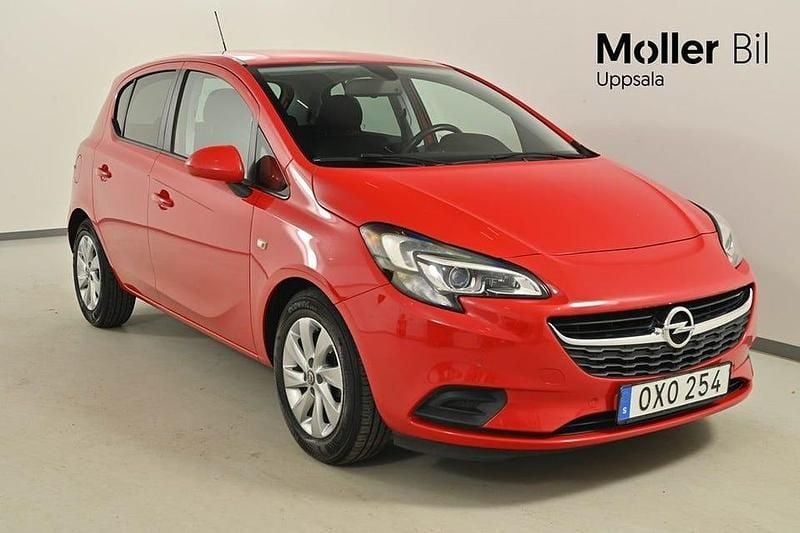 Röd Begagnad 2017 Opel Corsa Halvkombi | 119 000 kr (Marknadspris) - Bild 1/3