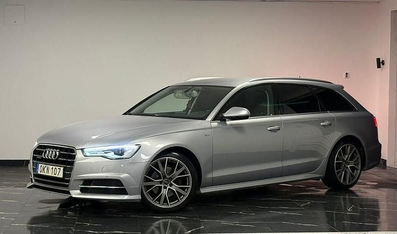 Silver Begagnad 2016 Audi A6 S-Line Kombi | 169 900 kr (Bra pris) - Bild 1/4
