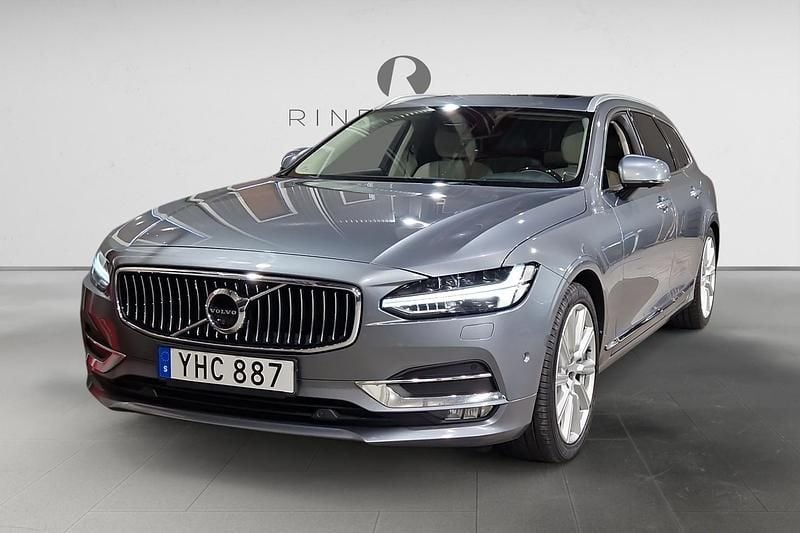 Grå Begagnad 2016 Volvo V90 Inscription Kombi | 214 900 kr (Superpris) - Bild 1/3