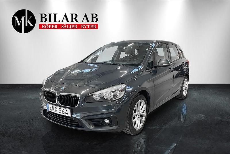 Begagnad BMW 218 Active Tourer Advantage 136 HK (100 kW) 2014 Grå Minibuss