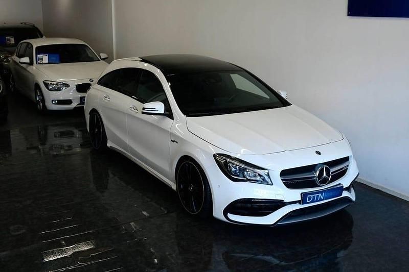 Begagnad Mercedes CLA45 AMG AMG 381 HK (280 kW) 2018 Vit Kombi
