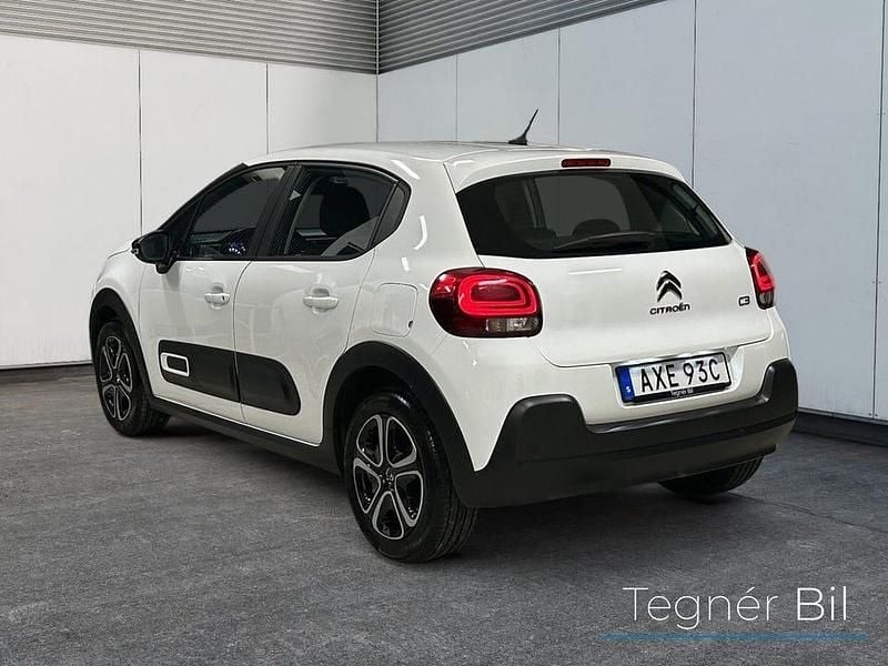 Begagnad Citroën C3 PureTech 83 HK (61 kW) 2021 Vit Halvkombi