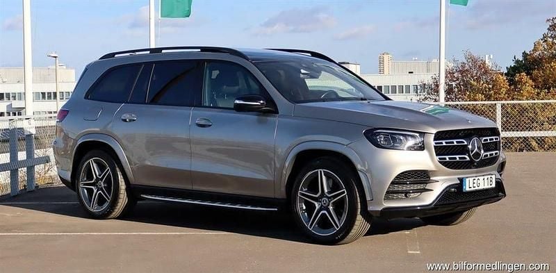 Silver Begagnad 2022 Mercedes GLS400 Premium SUV | 895 000 kr (Superpris) - Bild 1/4