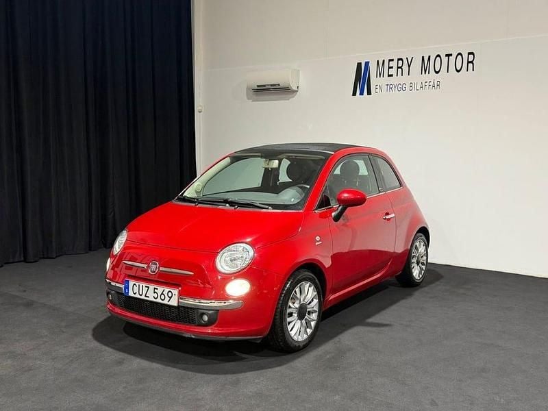 Röd Begagnad 2016 Fiat 500C Lounge Cab | 69 800 kr (Marknadspris) - Bild 1/4