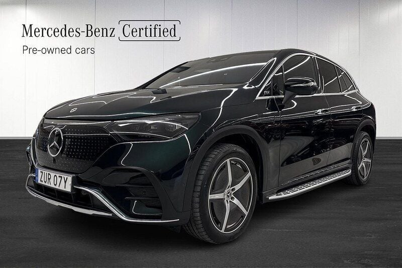 Grönmetallic Begagnad 2023 Mercedes EQE500 AMG line SUV | 769 000 kr - Bild 1/4