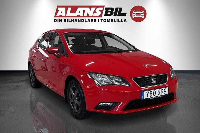 Röd Begagnad 2015 Seat Leon Style Halvkombi | 89 000 kr (Marknadspris) - Bild 1/4